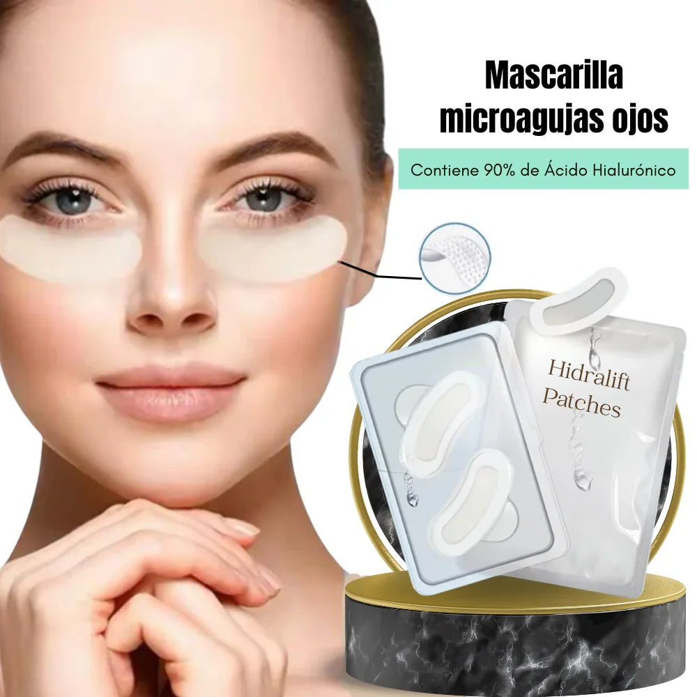 Hidralift Patches - Mascarilla para Ojos con Microagujas